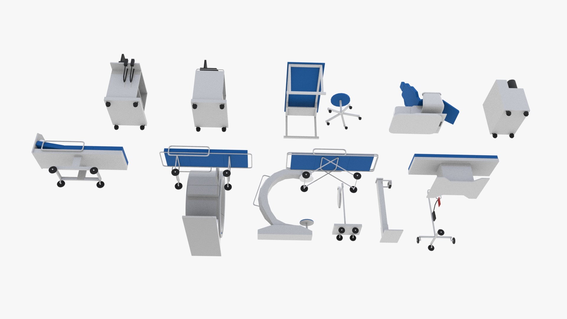 3D Hospital Object Set - TurboSquid 1898298