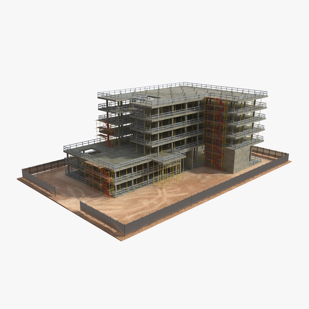 Building Construction 3D model preview
