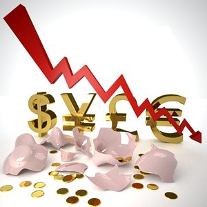 3d stock market crash model