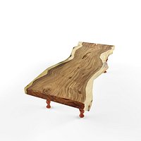 wood slab table