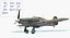 hawker hurricane weathered rigged 3d model