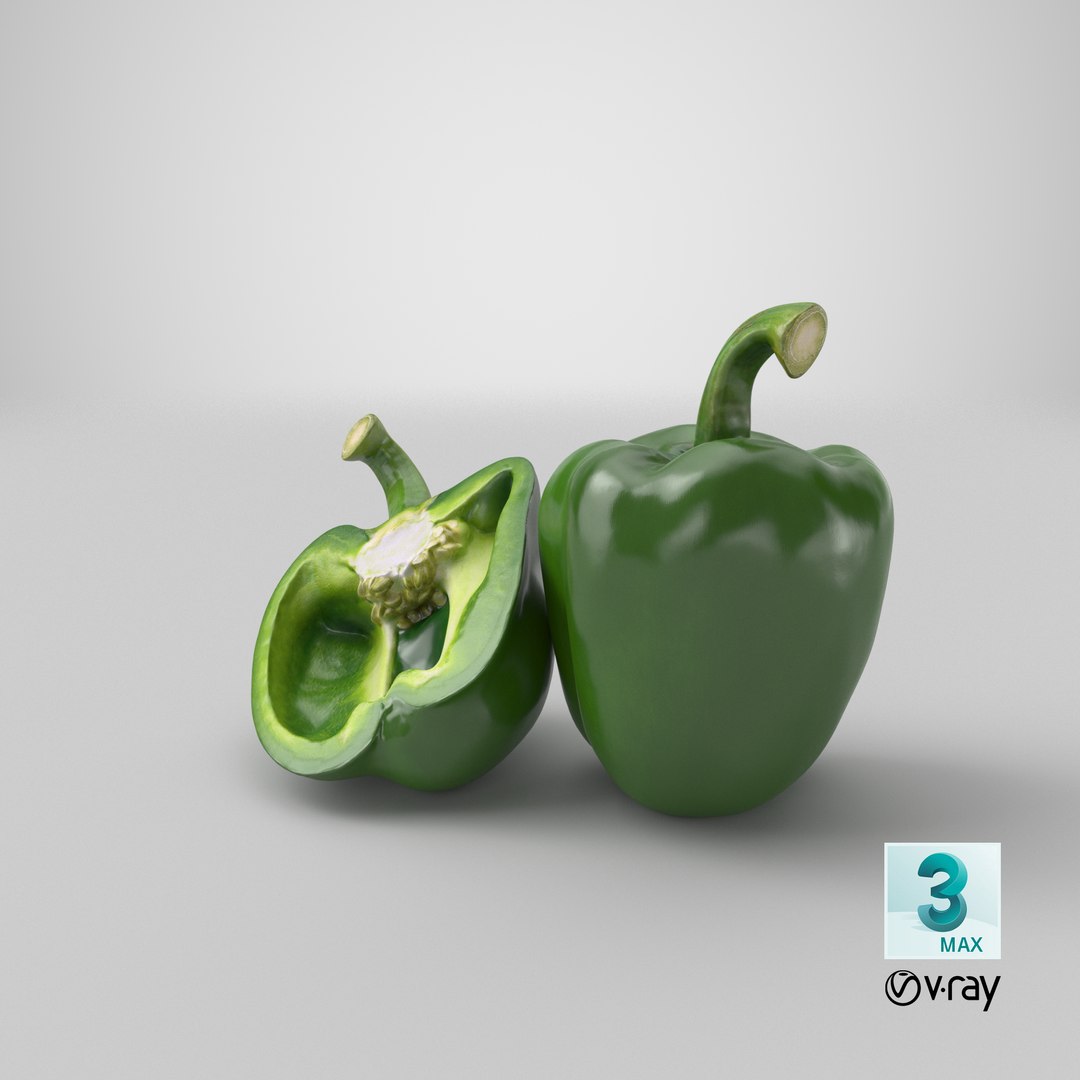 Green Bell Pepper with Half 3D model https://p.turbosquid.com/ts-thumb/65/x9baEI/1E/stemcell_max_vray_render/png/1669782206/1920x1080/fit_q87/b0a6d94abf8c52722b0c8feb440d6f3870cc5ff2/stemcell_max_vray_render.jpg