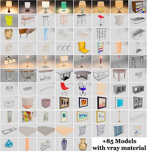 Furniture Pack 85 Models