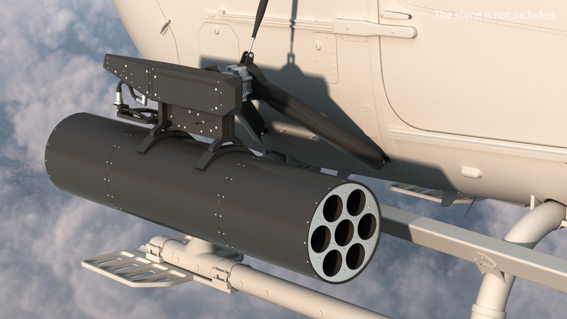 Helicopter Armament Subsystems 3D model preview