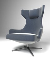 Grand Repos Lounge Chair by Antonio Citterio