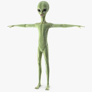 alien cartoon model