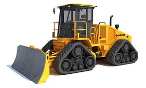 3d bulldozer model