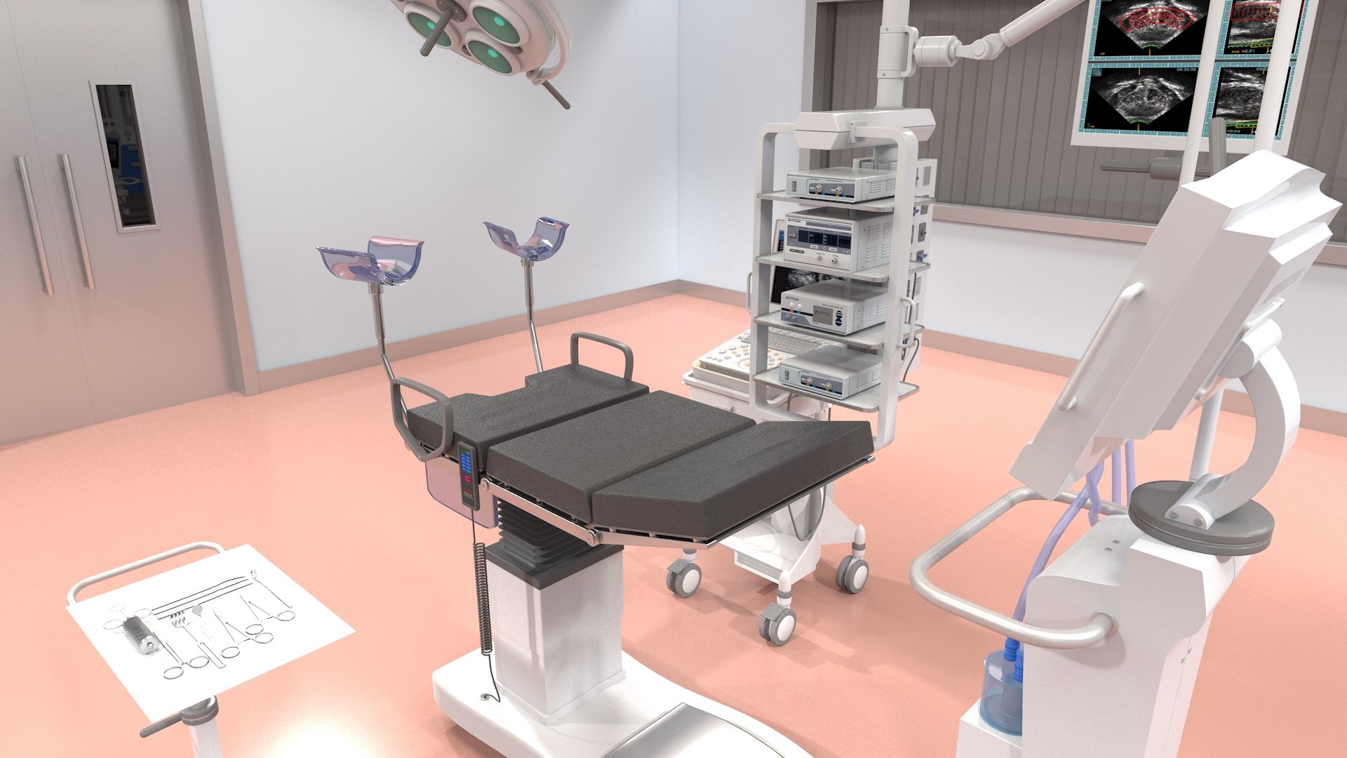 3d Model Gynecological Room