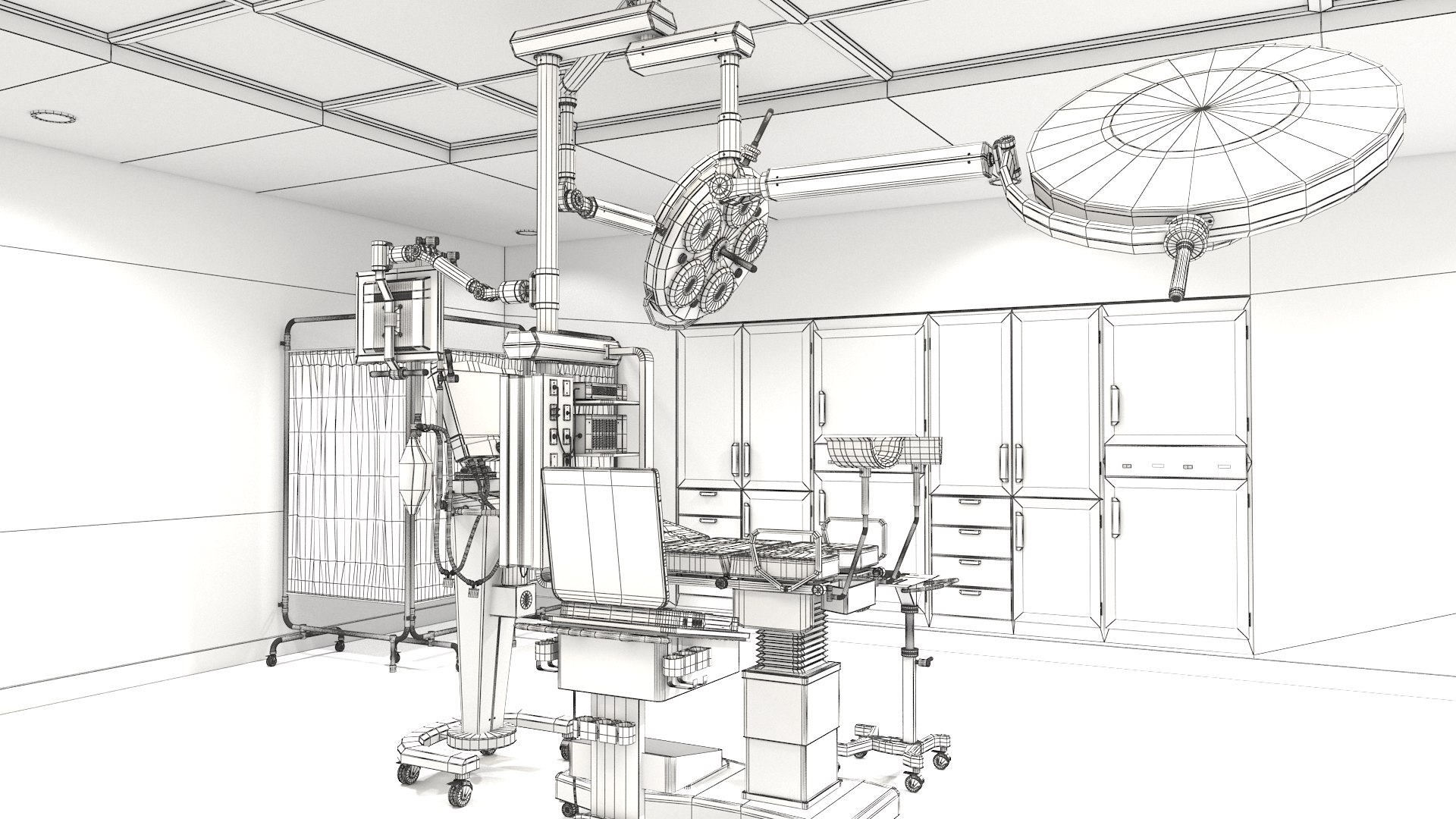 3d model gynecological room