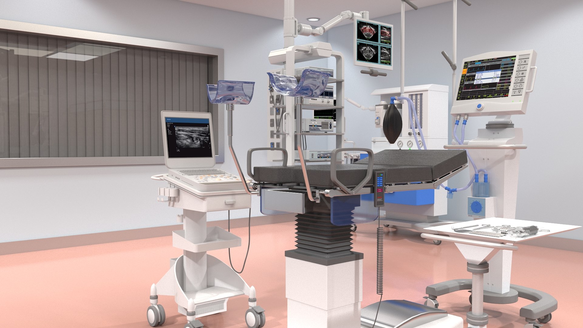 3d model gynecological room