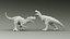 3D PRINTED MODEL T-REX -Line-surface-style