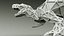 3D PRINTED MODEL T-REX -Line-surface-style