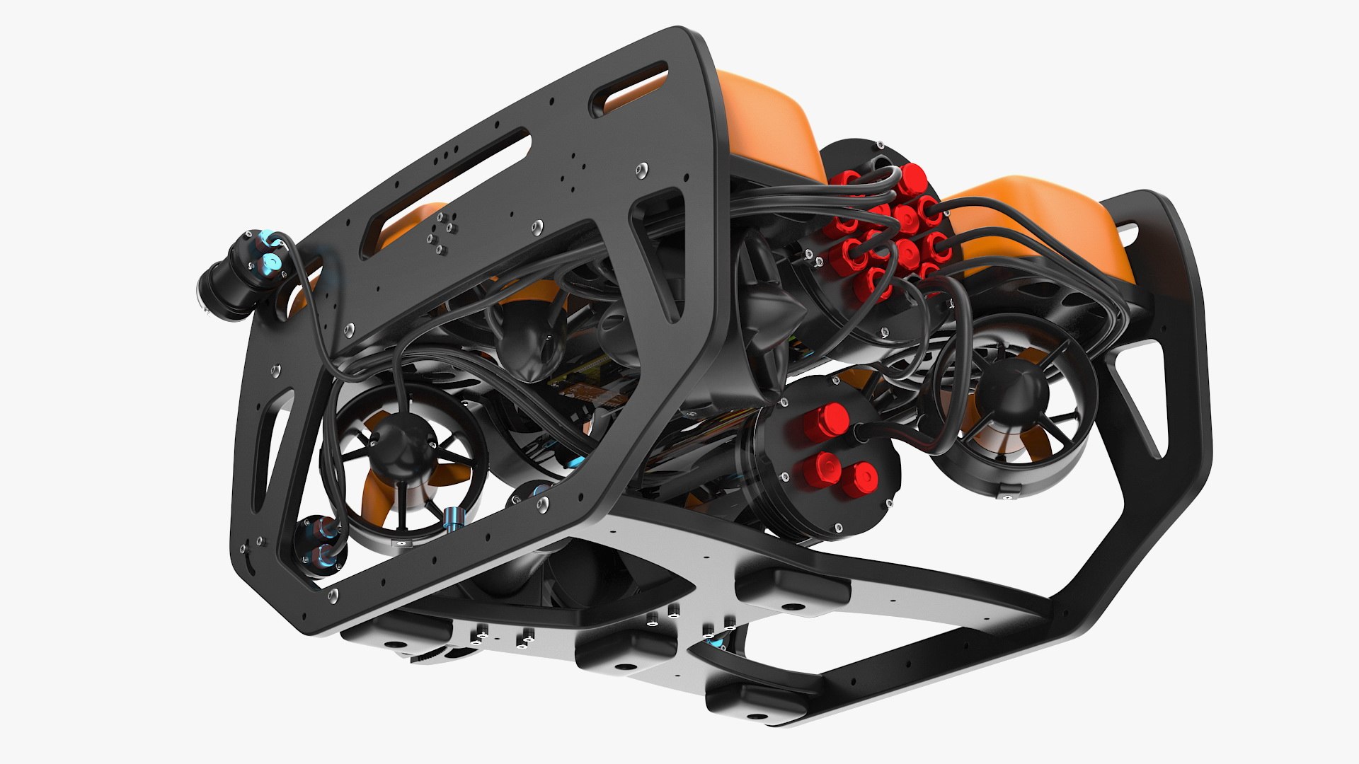 Underwater Robot Generic Rigged 3D model preview
