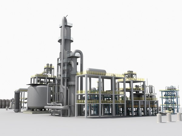 sewage water treatment scene 3d max