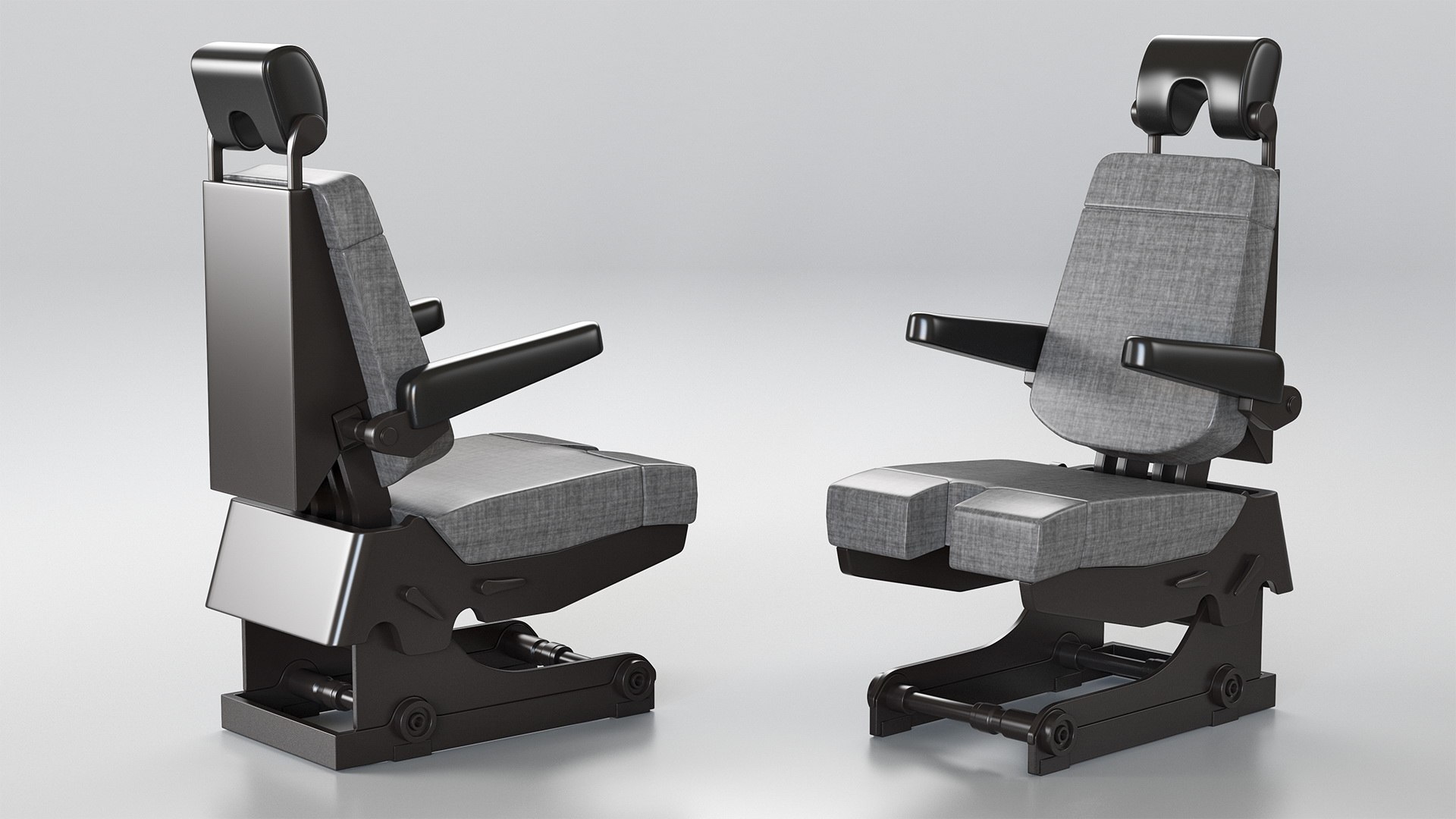 Pilot Seat 3D model preview