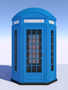 3D classical british phone