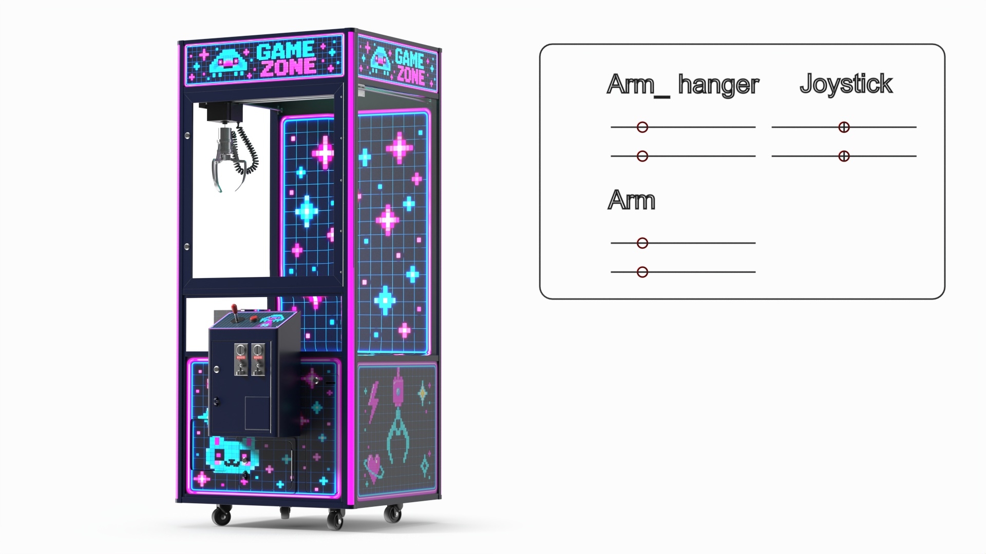 Game Zone Claw Machine Rigged model https://p.turbosquid.com/ts-thumb/67/4pdCV0/wR/game_zone_claw_machine_rigged_361/jpg/1791585732/1920x1080/turn_fit_q99/606a0e93d285eed32aca8c93630bb714052235a6/game_zone_claw_machine_rigged_361-1.jpg