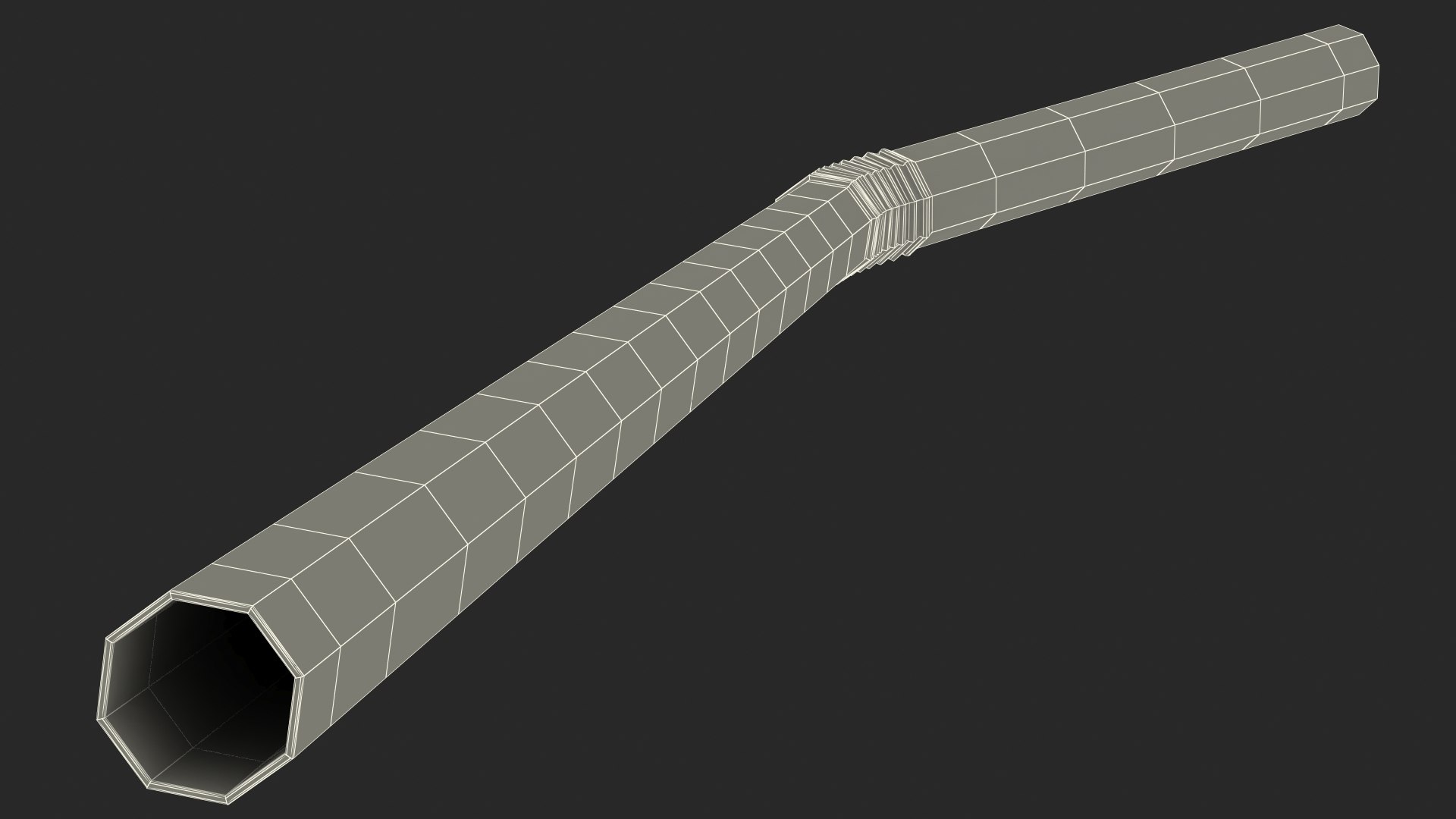 Flexible Plastic Straw model TurboSquid 1799615