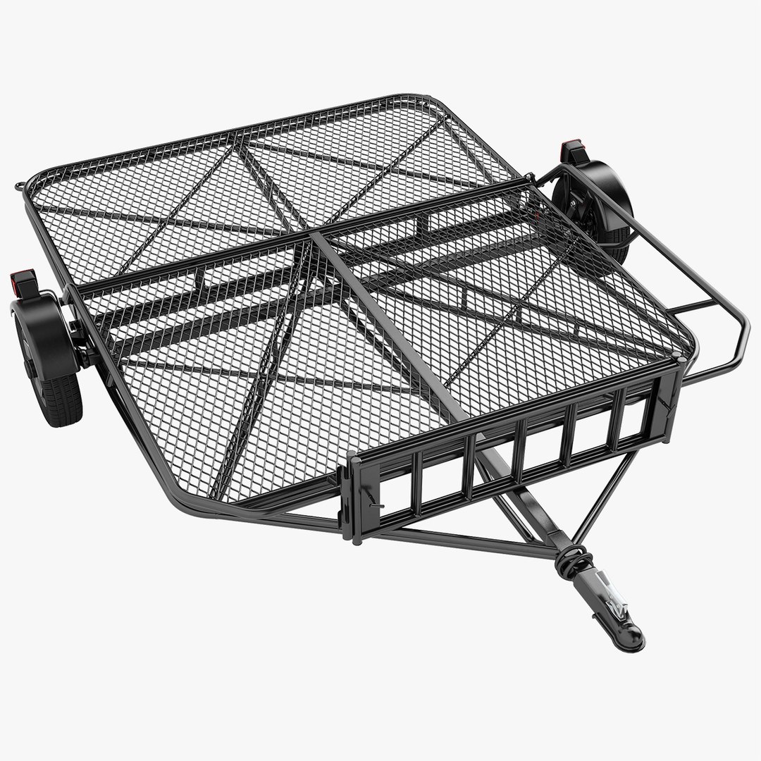 Stand-Up Utility Trailer 07 model - TurboSquid 2114284