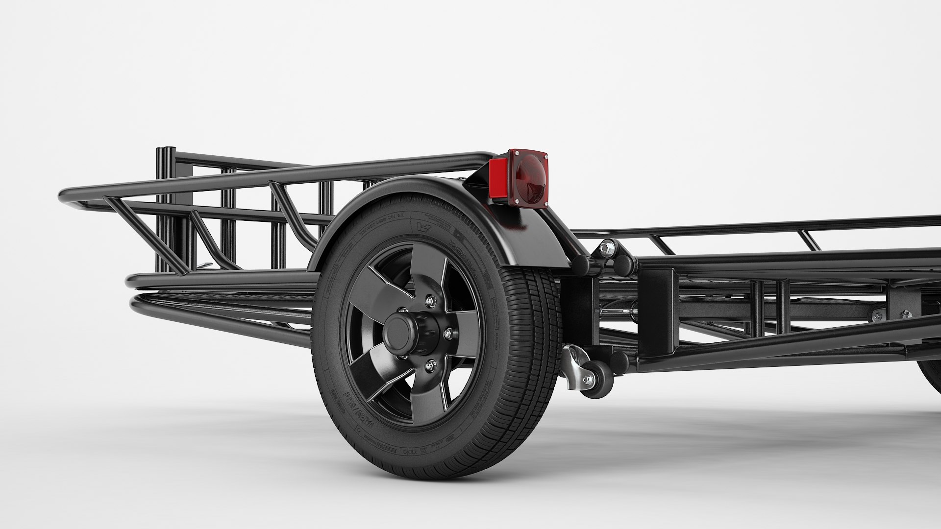 Stand-Up Utility Trailer 07 model - TurboSquid 2114284