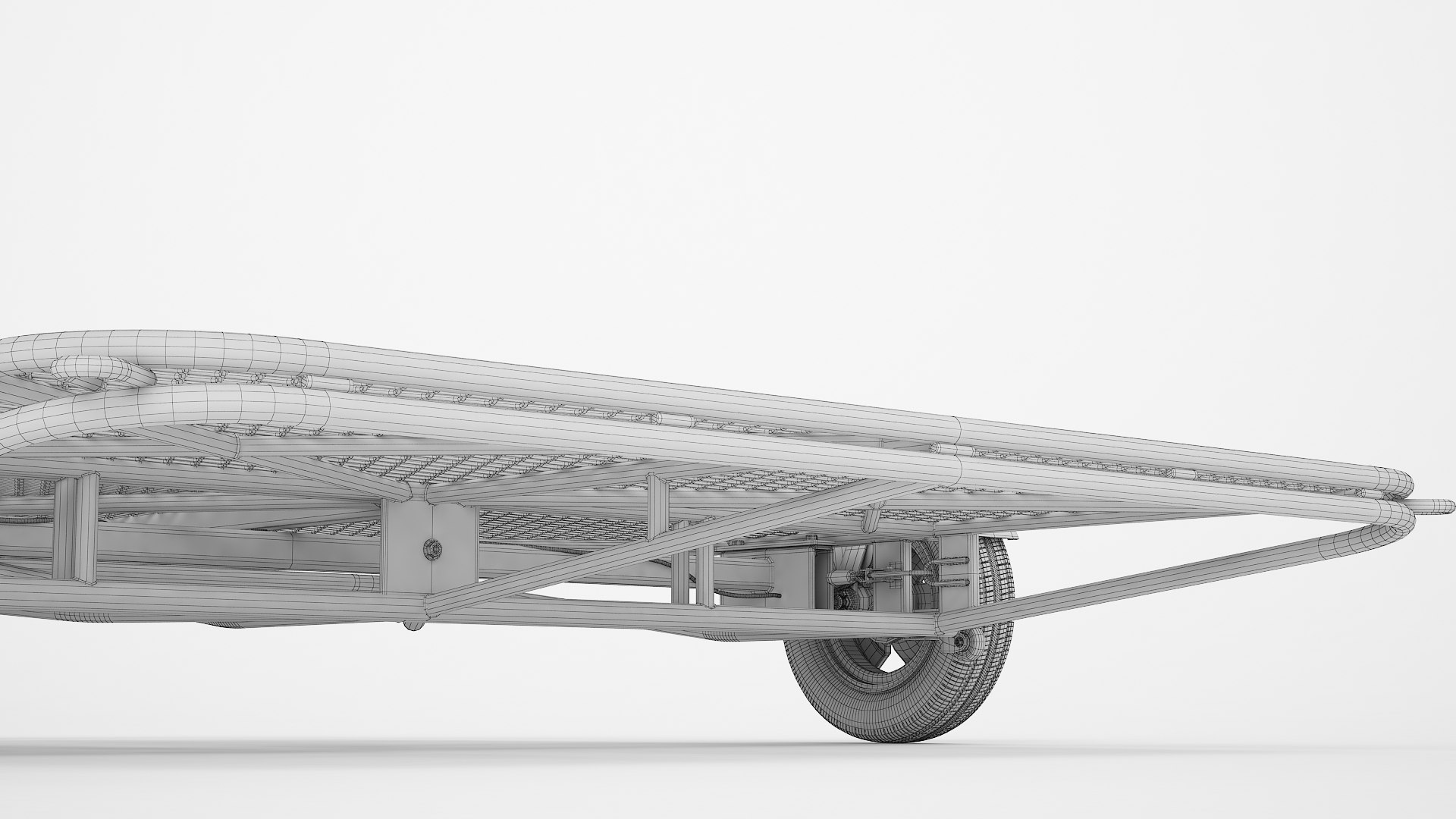 Stand-Up Utility Trailer 07 model - TurboSquid 2114284