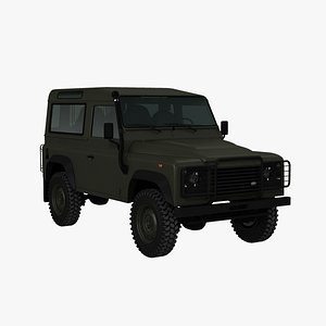 3d military defender 2015 model