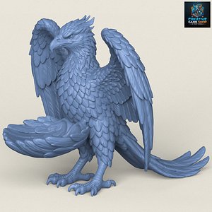3D Eagle Bird Object Holder