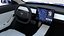 tesla 3 interior 3d obj
