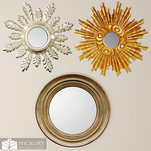 3d hickory manor house mirror
