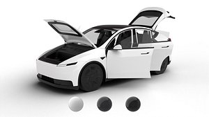 3D Tesla Model Y Standard 2026 HQ 3d model