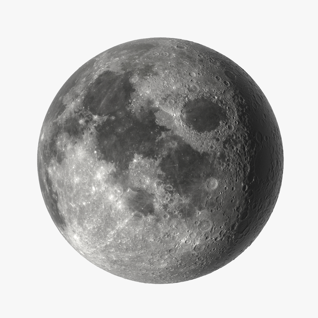 3D photorealistic moon - TurboSquid 1700881