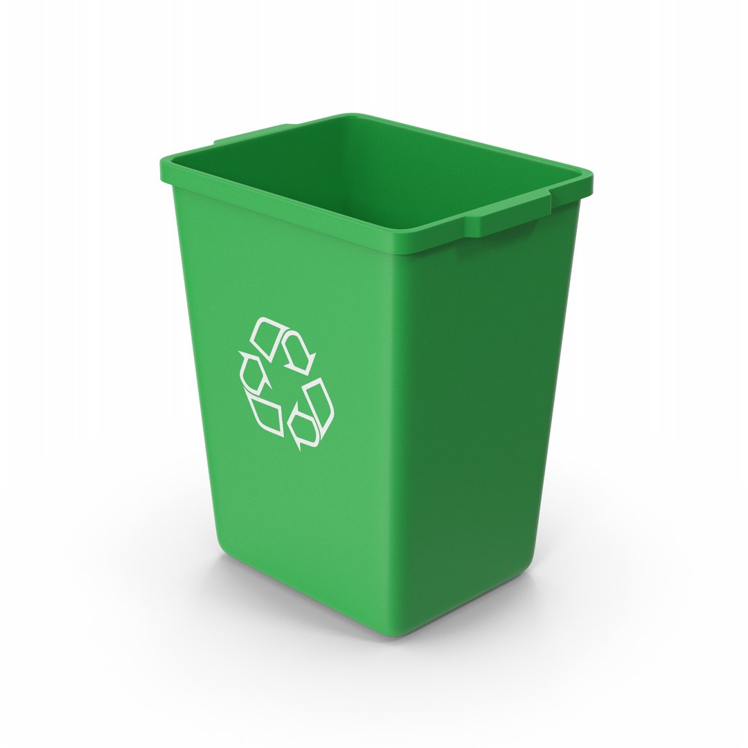 3D Trash Can Model TurboSquid 2170957
