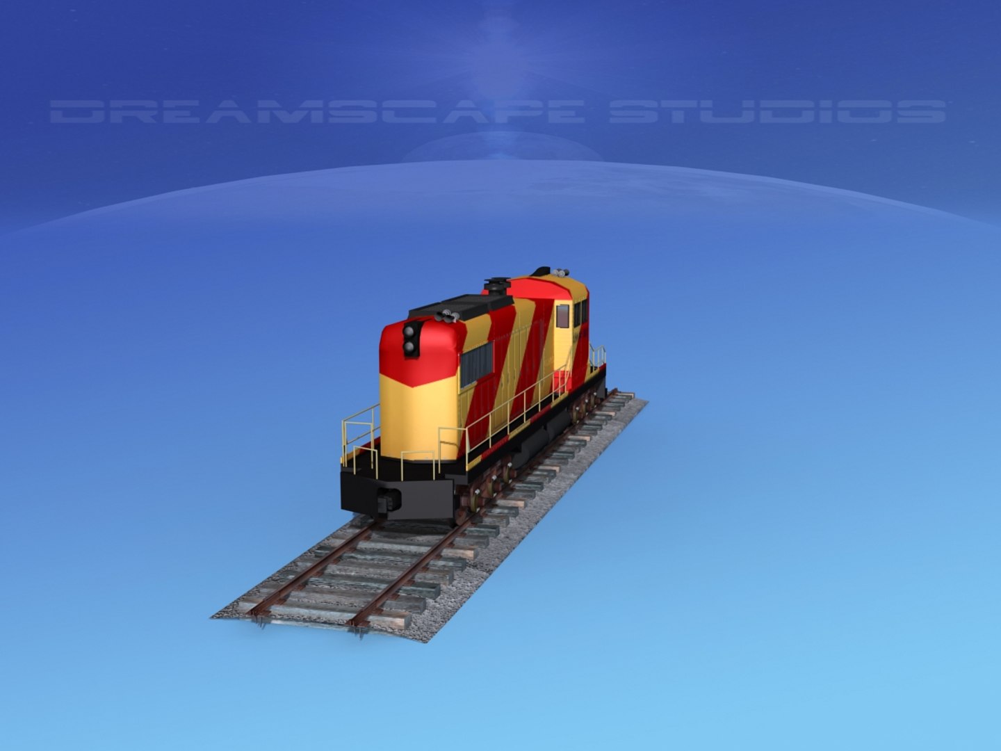 Diesel Train Locomotive Model - TurboSquid 1320819