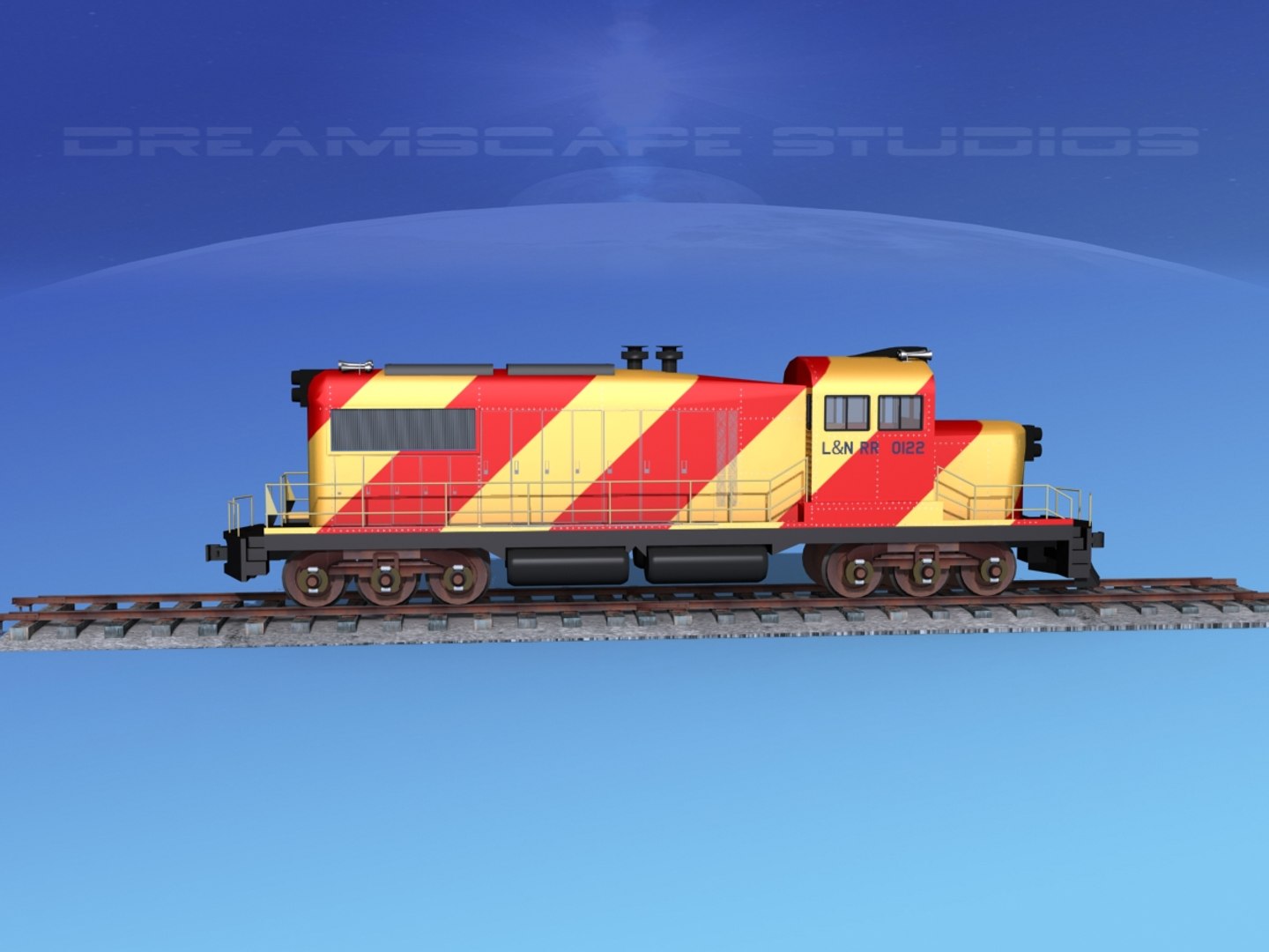 Diesel Train Locomotive Model - TurboSquid 1320819