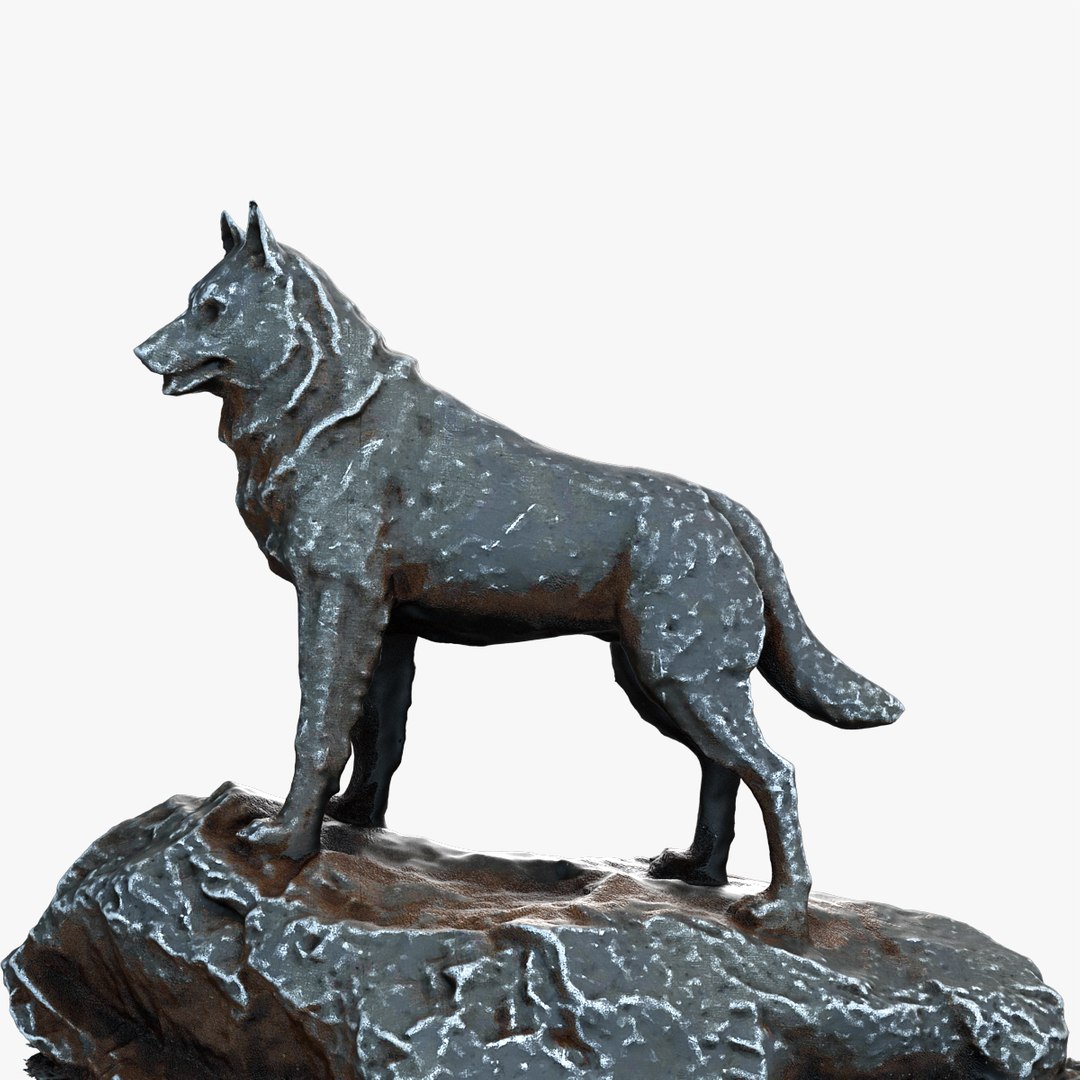 Dog Haskey Statue Max