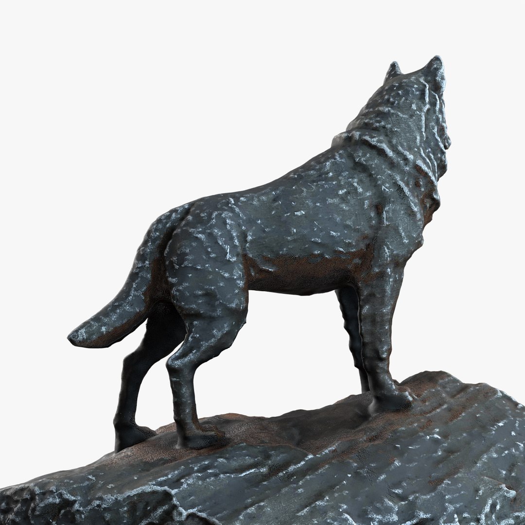 Dog Haskey Statue Max