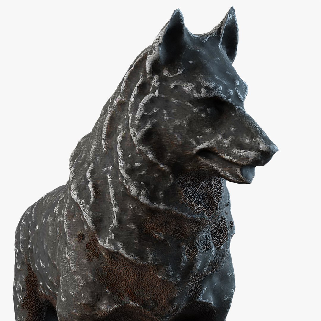 Dog Haskey Statue Max