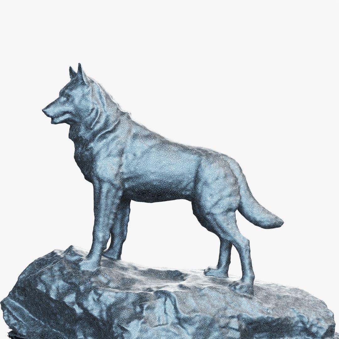 Dog Haskey Statue Max