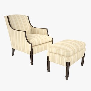 law club chair 3d model