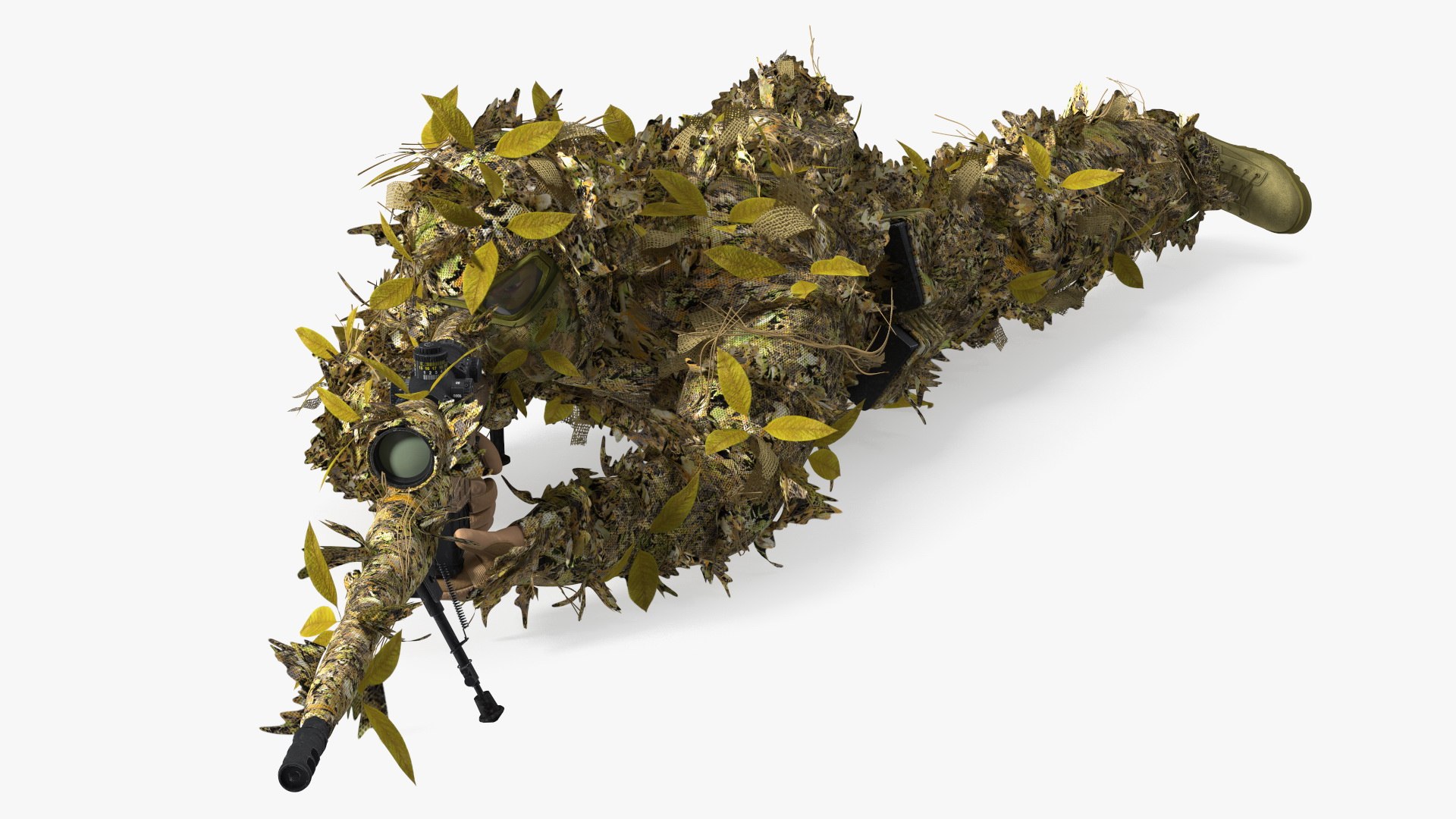 Sniper Shooting Position 3D model preview