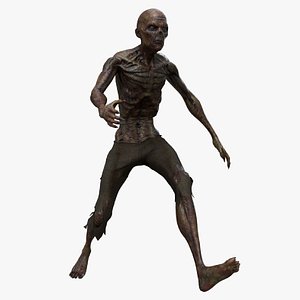 ZMB-004 Zombie Running Animation 3D