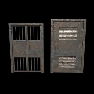 Jail Prison Door 3D model 3D