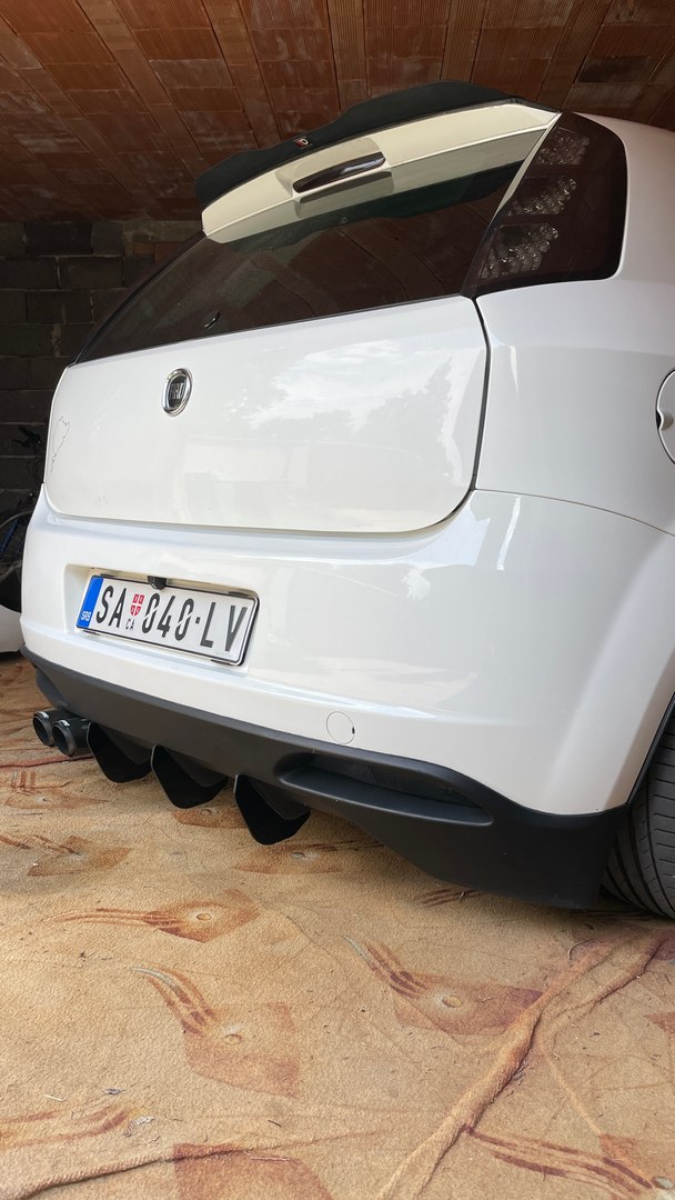 Abarth Grande Punto diffuser fins 3D model - TurboSquid 2114983