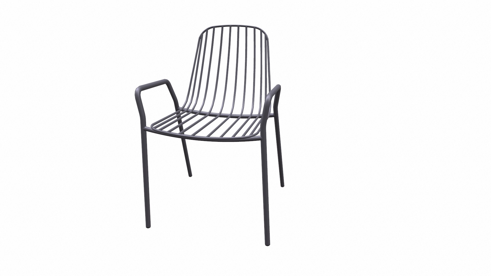 Metallic Chair 04 3D Model - TurboSquid 2110525