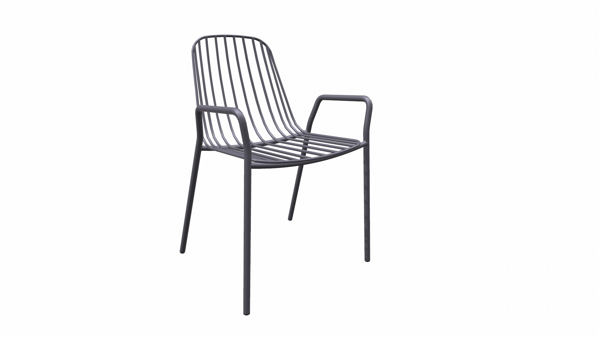 Metallic Chair 04 3D Model - TurboSquid 2110525