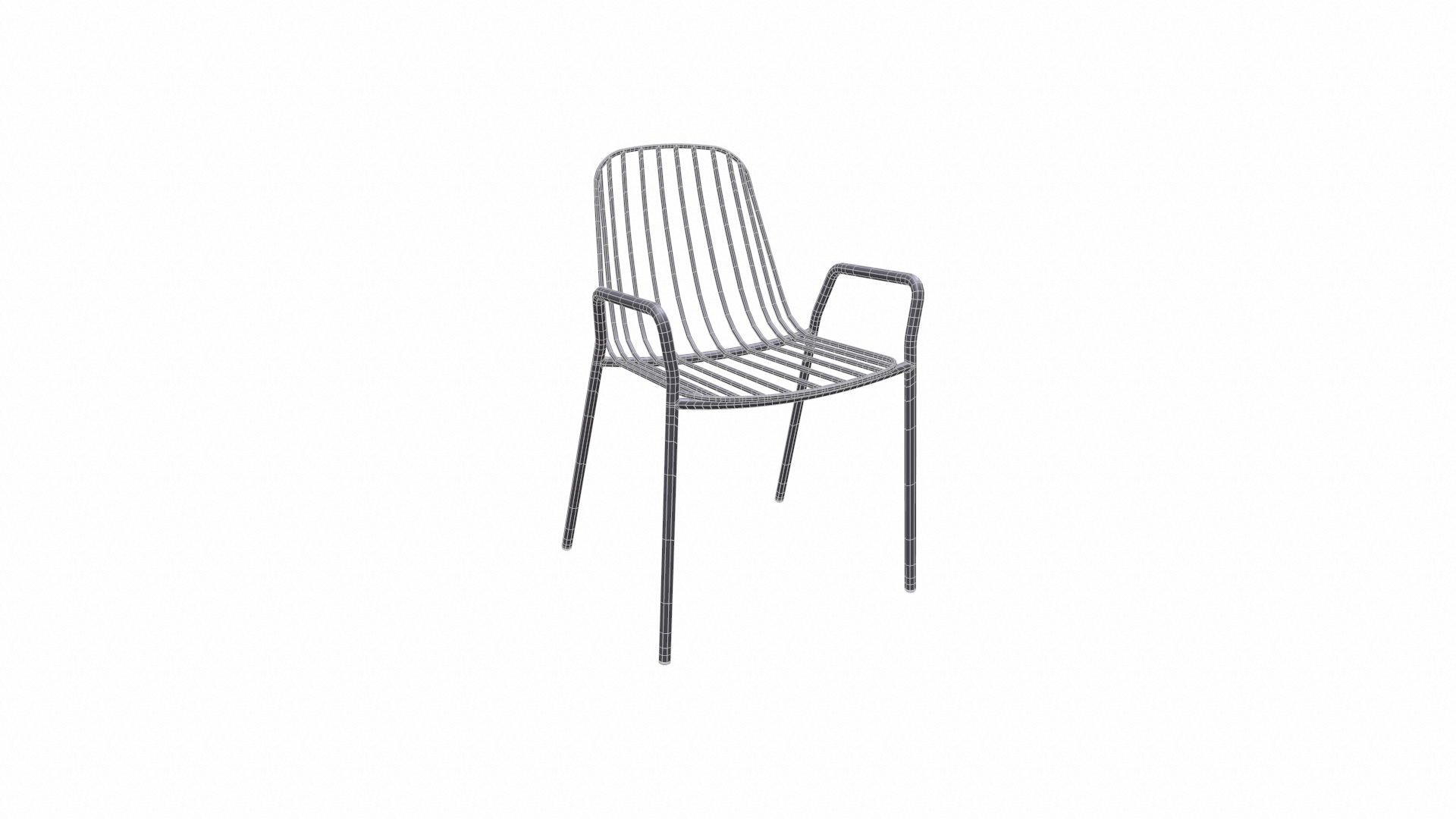 Metallic Chair 04 3D Model - TurboSquid 2110525