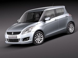 3d suzuki swift 2011 model