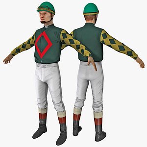 male man athlete 3d max