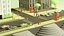 Europe City Isometric Illustration