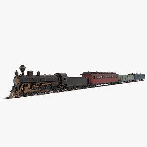 3D model Steam Train(1)